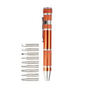 Отвертка для точных работ в форме ручки с битами, сталь Ермак 651-201