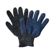 Перчатки 7,5кл п/ш двойные с ПВХ