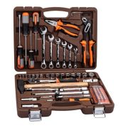 Набор инструментов универс 1/2 и 1/4 DR. 75предм. Ombra OMT75S