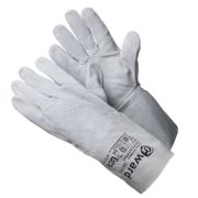 Краги из спилка серые без подкладки GWARD Extra разм 11 XXL