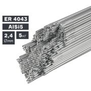 ШТУЧНО. Пруток сварочный TIG алюм. ER-4043 (ALSi5) д.2,4мм ПТК