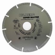 Диск алмазный отрезной 125*22,23мм пластик, камень, металл Hilberg Super Master 510125