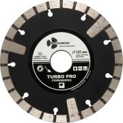 Диск алмазный отрезной 125*22,23*12 Турбо Глубокорез (бетон/камень)TRIO-DIAMOND TP152