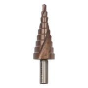Сверло ступенчатое по металлу 4-20мм (9ступ) Hilberg (P6M5) HSS-COBALT ST0420
