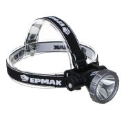 Фонарь налобный, XH-P50 LED, 3 режима, 2000мАч, 8,3х6х7,3см, USB кабель, Ермак 221-075