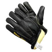 Перчатки кожаные черные GWARD Force DARL SIDE Zima