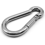 Карабин пожарный 6*60мм, DIN 5299C, нагр110кг